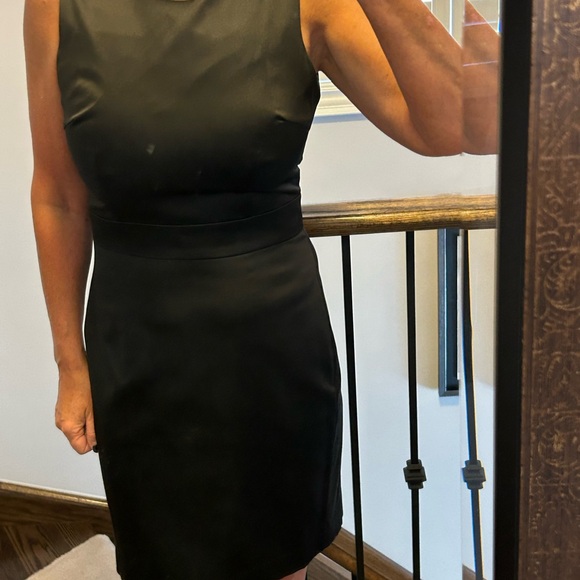 Mexx Black Satin High Collar Dress. Super Versatile! Worn once! Like New! - Picture 7 of 11